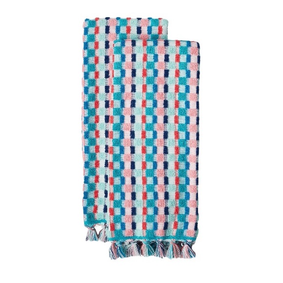 The Pioneer Woman Bath The Pioneer Woman Dotted Stripe Bath Towels